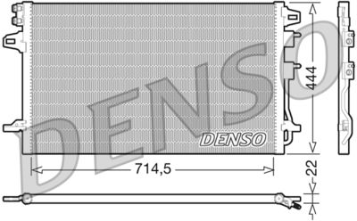 Condenser, air conditioning DENSO DCN06005