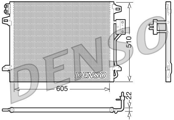 DENSO DCN06006 Condenser, air conditioning