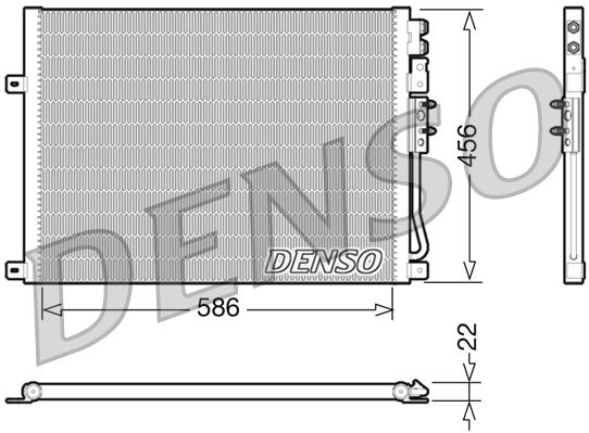DENSO DCN06009 Condenser, air conditioning