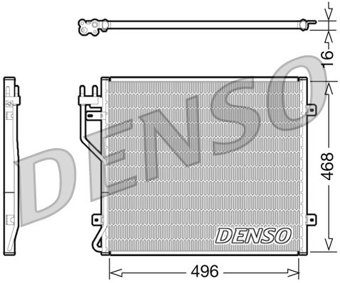 DENSO DCN06010 Condenser, air conditioning