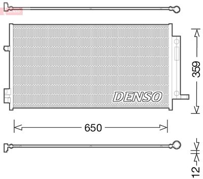 Condenser, air conditioning DENSO DCN06016
