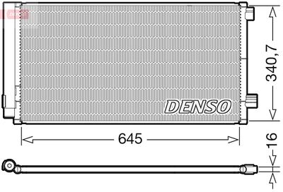 Condenser, air conditioning DENSO DCN06020