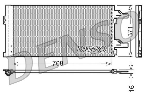 DENSO DCN07002 Condenser, air conditioning