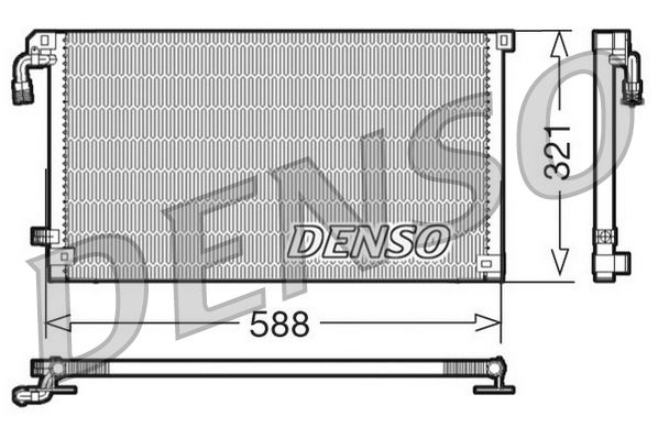 DENSO DCN07004 Condenser, air conditioning