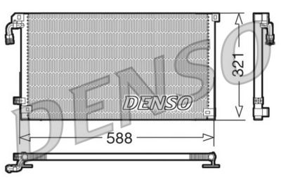 Condenser, air conditioning DENSO DCN07004