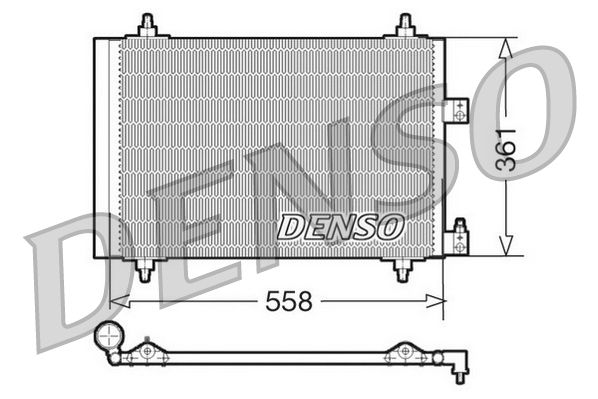 DENSO DCN07005 Condenser, air conditioning
