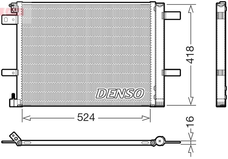 DENSO DCN07062 Condenser, air conditioning