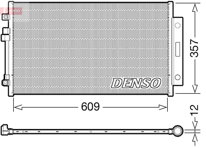 DENSO DCN09004 Condenser, air conditioning