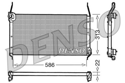 Condenser, air conditioning DENSO DCN09017