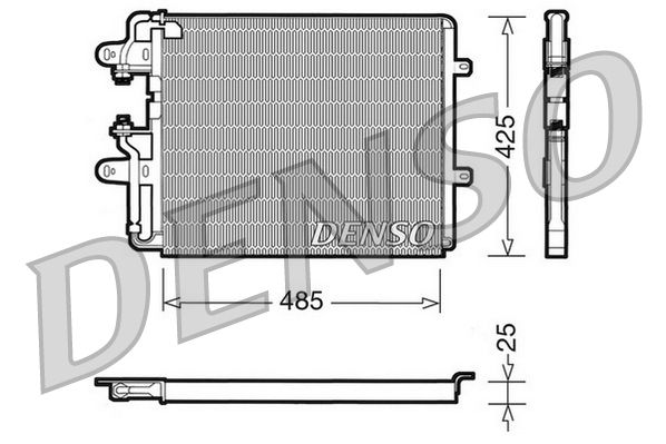 DENSO DCN09030 Condenser, air conditioning