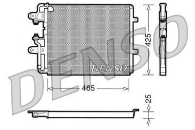 Condenser, air conditioning DENSO DCN09030