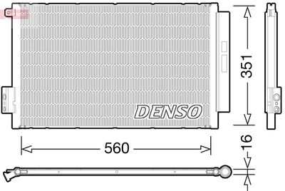 Condenser, air conditioning DENSO DCN09043