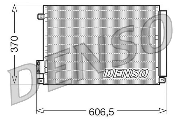 DENSO DCN09045 Condenser, air conditioning
