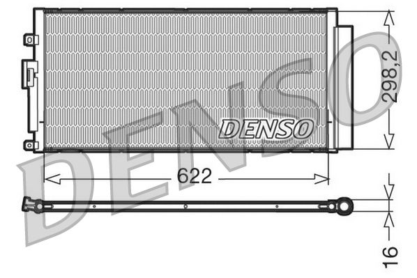 DENSO DCN09046 Condenser, air conditioning