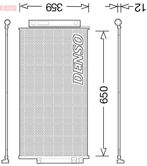 DENSO DCN09047 Condenser, air conditioning