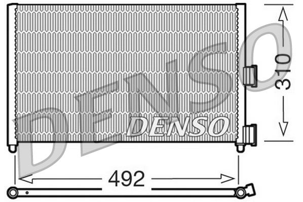 DENSO DCN09071 Condenser, air conditioning