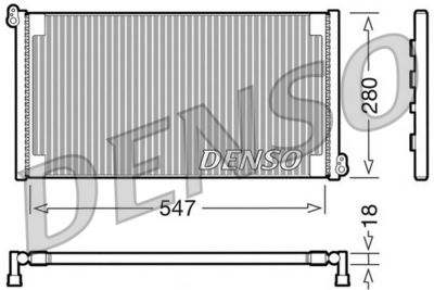 Condenser, air conditioning DENSO DCN09081