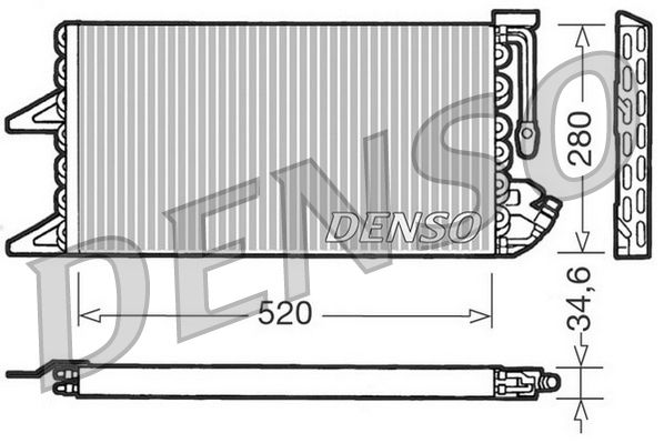 DENSO DCN09092 Condenser, air conditioning