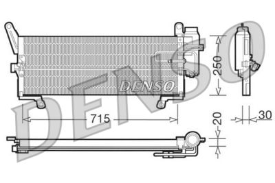 Condenser, air conditioning DENSO DCN09094