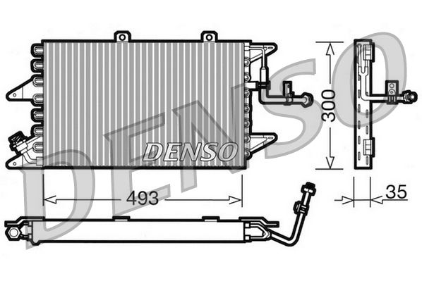 DENSO DCN09096 Condenser, air conditioning
