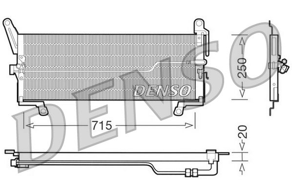 DENSO DCN09098 Condenser, air conditioning