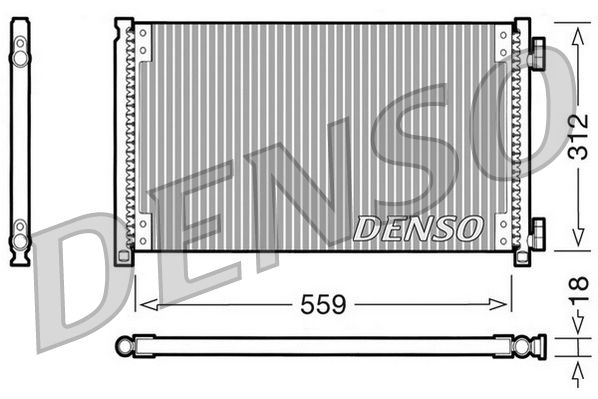 DENSO DCN09100 Condenser, air conditioning