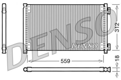Condenser, air conditioning DENSO DCN09100