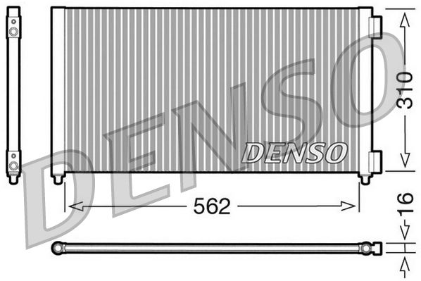 DENSO DCN09102 Condenser, air conditioning