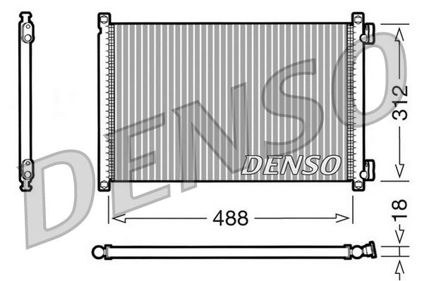 DENSO DCN09103 Condenser, air conditioning