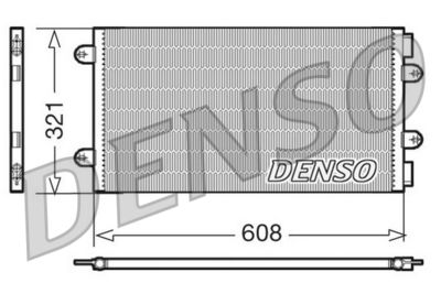 Condenser, air conditioning DENSO DCN09104