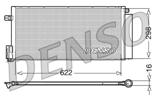 DENSO DCN09110 Condenser, air conditioning