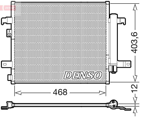 DENSO DCN09124 Condenser, air conditioning