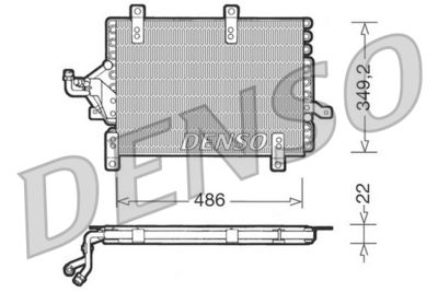 Condenser, air conditioning DENSO DCN09141