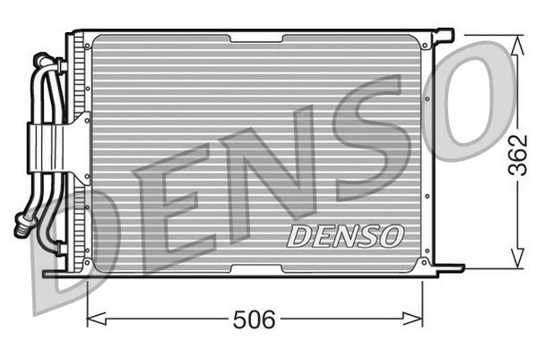 DENSO DCN10005 Condenser, air conditioning