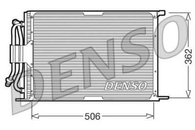 Condenser, air conditioning DENSO DCN10005