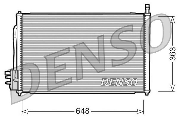 DENSO DCN10006 Condenser, air conditioning