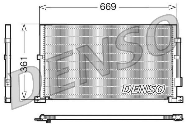 DENSO DCN10012 Condenser, air conditioning