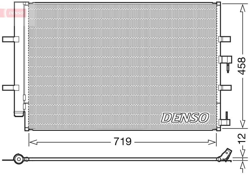 DENSO DCN10036 Condenser, air conditioning
