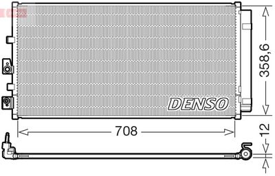 Condenser, air conditioning DENSO DCN10061