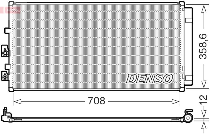DENSO DCN10062 Condenser, air conditioning