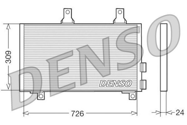 DENSO DCN11003 Condenser, air conditioning