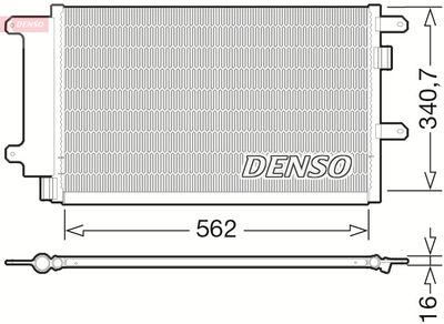 Condenser, air conditioning DENSO DCN12003