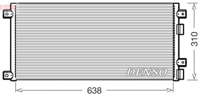 Condenser, air conditioning DENSO DCN12006