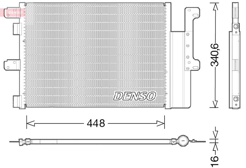 DENSO DCN12102 Condenser, air conditioning