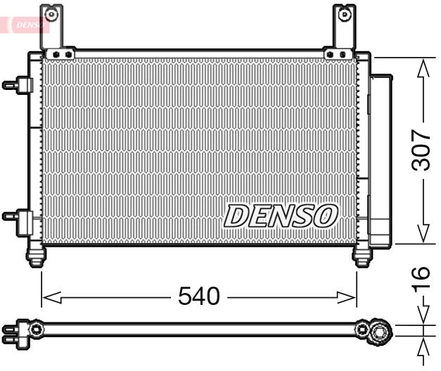 DENSO DCN15004 Condenser, air conditioning