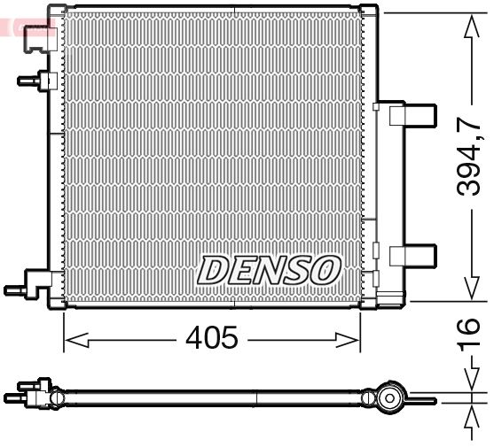 DENSO DCN15006 Condenser, air conditioning