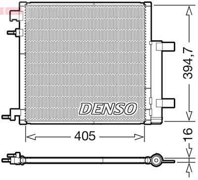 Condenser, air conditioning DENSO DCN15006