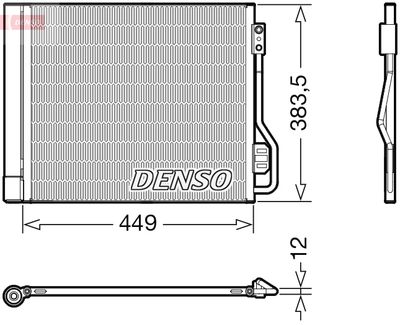 Condenser, air conditioning DENSO DCN16002