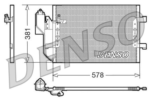 DENSO DCN17002 Condenser, air conditioning