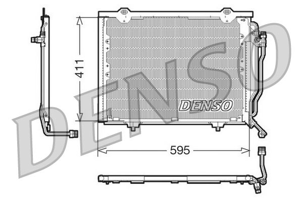 DENSO DCN17016 Condenser, air conditioning